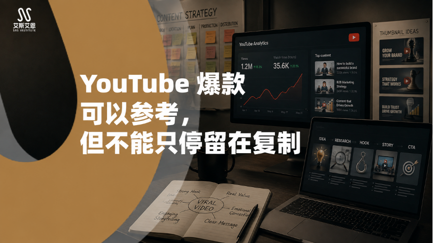 YouTube代运营时爆款可以参考，但不能只停留在复制