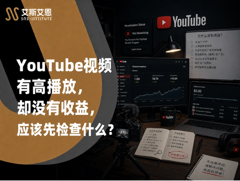 YouTube代运营专业提醒高播放视频无法创收，不要急着删除重发